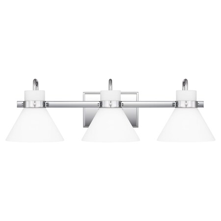 Quoizel Regency 3-Light Polished Chrome Vanity Light RGN8625C
